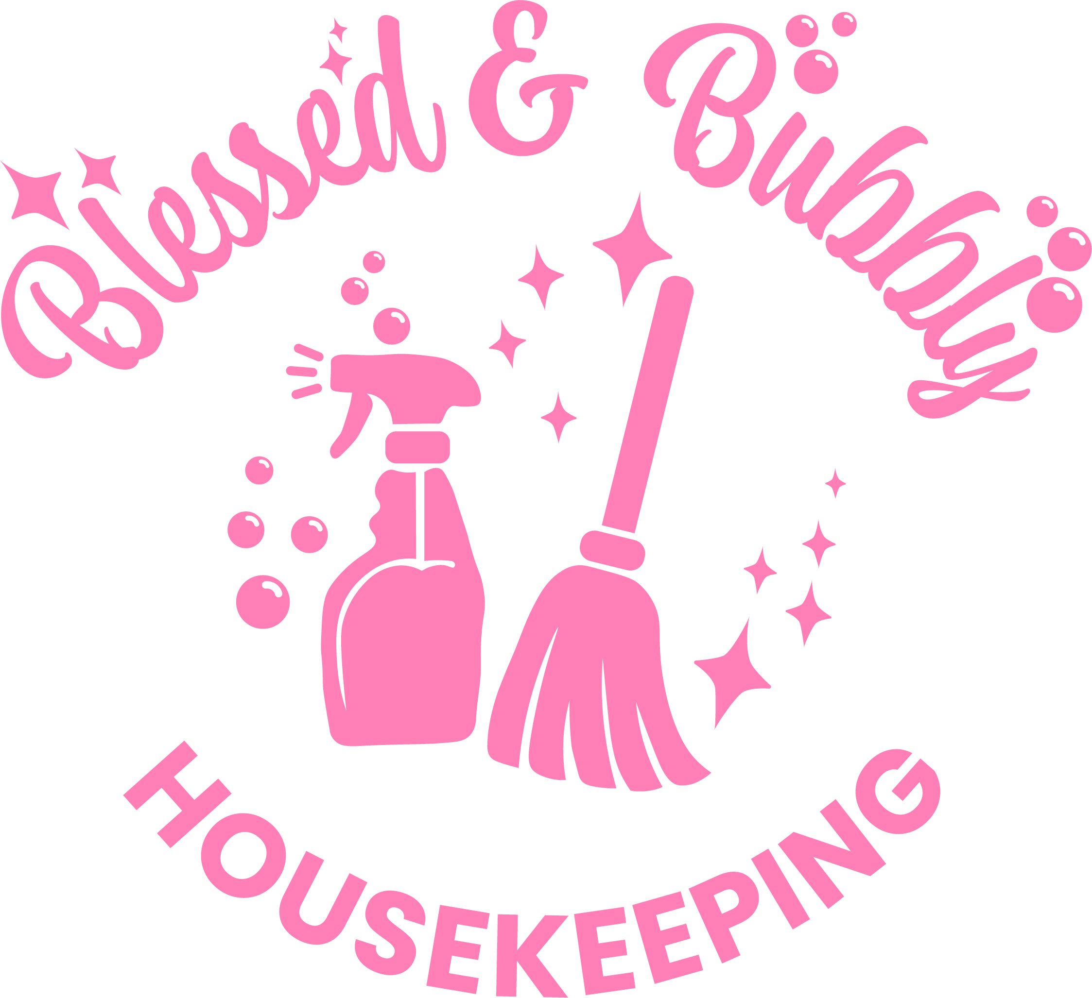 Blessed & Bubbly Housekeeping logo